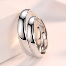 Load image into Gallery viewer, Silver Ring for Couples and plain silver band for couples