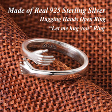 Load image into Gallery viewer, Silver hug ring For Boys and Silver Ring for Men