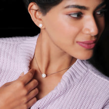 Load image into Gallery viewer, Silver Pendant Earring set for Girls and Women