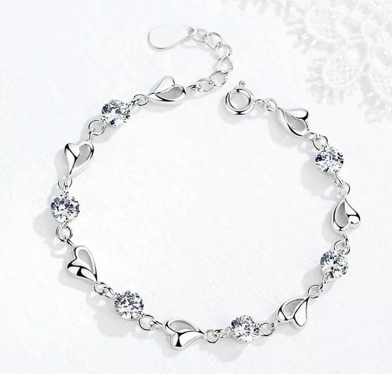 Silver Bracelet For Women and Girls Silver Bracelet