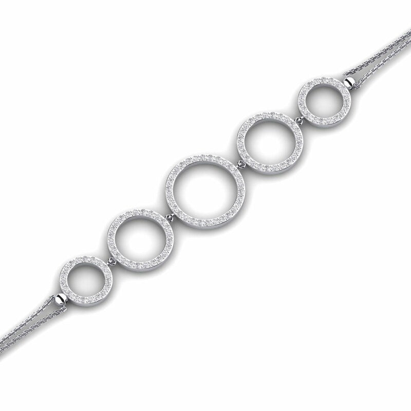 Silver Bracelet For Women and Girls Silver Bracelet