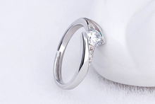 Load image into Gallery viewer, Silver Couple Rings Silver Ring For Couple on Anniversary