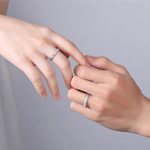 Load image into Gallery viewer, Silver Couple Rings Silver Ring For Couple on Anniversary
