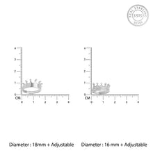 Load image into Gallery viewer, Silver Couple Ring Silver Rings for Couple on Anniversary