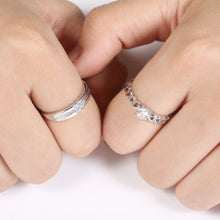 Load image into Gallery viewer, Silver Couple Rings Silver Ring For Couple on Anniversary