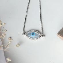 Load image into Gallery viewer, Silver Bracelet For women and Girls Silver Evil Eye Bracelet
