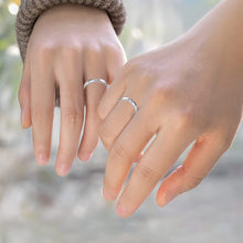 Load image into Gallery viewer, Silver Couple Rings Silver Ring For Couple