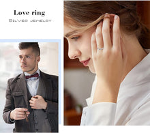 Load image into Gallery viewer, Silver Couple Rings Silver Ring For Couple