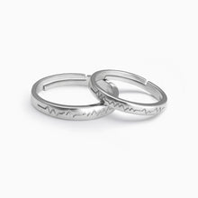 Load image into Gallery viewer, Silver Couple Rings Silver Ring For Couple on Anniversary