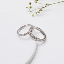 Load image into Gallery viewer, Silver Couple Rings Silver Ring For Couple on Anniversary