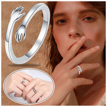 Load image into Gallery viewer, Silver Hug Ring Silver Ring For Women
