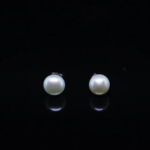 Load image into Gallery viewer, Silver Earrings for girls and Women Pearl Earring