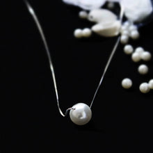 Load image into Gallery viewer, Silver Necklace For Girls and Women Pearl Pendant
