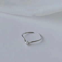 Load image into Gallery viewer, Silver Ring For Girls and Women Pearl Ring
