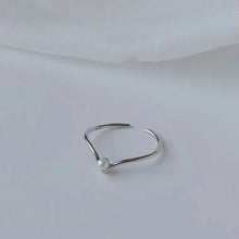 Load image into Gallery viewer, Silver Ring For Girls and Women Pearl Ring