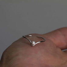 Load image into Gallery viewer, Silver Ring For Girls and Women Pearl Ring