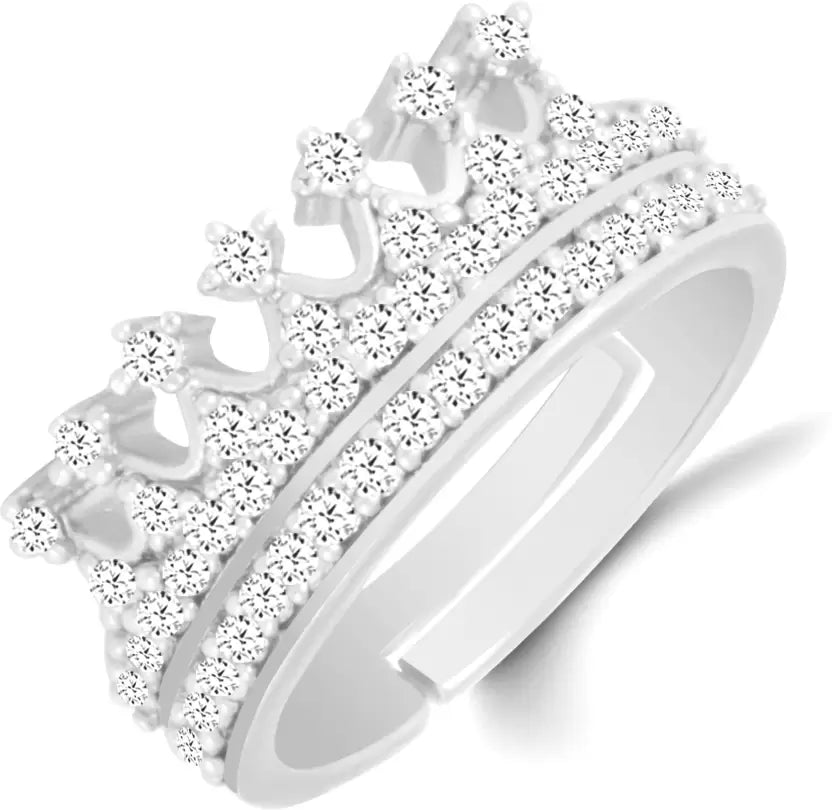 Ladies silver ring online