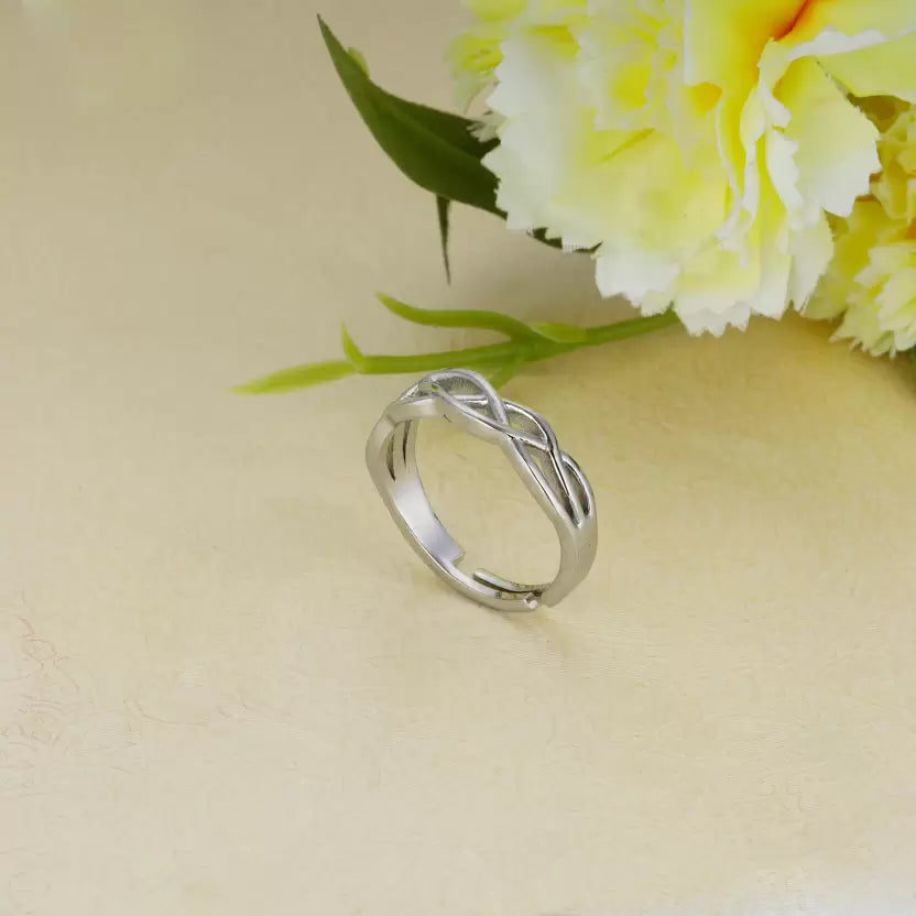Simple silver ring for men 2025