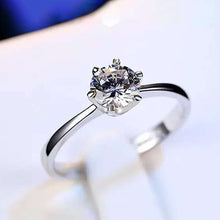 Load image into Gallery viewer, Silver Ring For Girls and Women Silver Solitaire Ring
