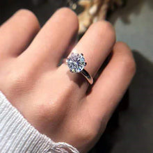 Load image into Gallery viewer, Silver Ring For Girls and Women Silver Solitaire Ring