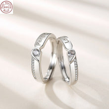 Load image into Gallery viewer, Silver Couple Rings Silver Rings For Couples
