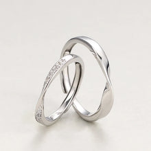 Load image into Gallery viewer, Silver Couple Rings Silver Ring For Couples on Anniversary
