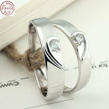 Load image into Gallery viewer, Silver Couple Rings Silver Ring For Couple
