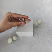 Load and play video in Gallery viewer, Silver Couples Rings silver Gift for Couples on Anniversary
