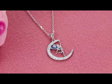 Load and play video in Gallery viewer, Silver Pendant For Girls and Women