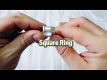 Load and play video in Gallery viewer, Silver Ring for Boys and Men Silver Ring