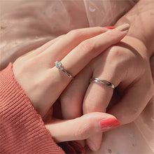 Load image into Gallery viewer, Silver Couple Rings Silver Ring For Couple on Anniversary