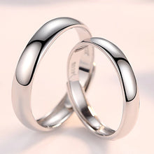Load image into Gallery viewer, Silver Ring for Couples and plain silver band for couples