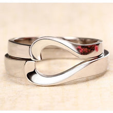 Load image into Gallery viewer, Silver Couple Rings Silver Ring For Couple