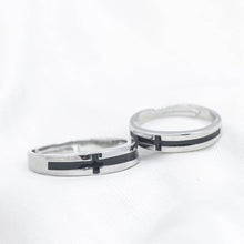 Load image into Gallery viewer, Silver Couple Ring Silver Ring for Couples