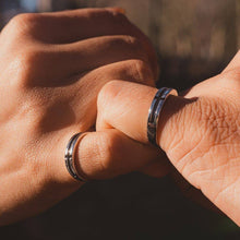 Load image into Gallery viewer, Silver Couple Ring Silver Ring for Couples