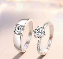 Load image into Gallery viewer, Silver Couple Ring Silver Ring for Couples