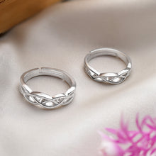 Load image into Gallery viewer, Silver Couple Ring Silver Ring for Couple
