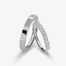 Load image into Gallery viewer, Silver Couple Ring Silver Ring for Couples
