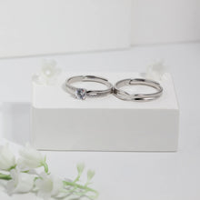 Load image into Gallery viewer, Silver Couple Rings Silver Rings for Couples
