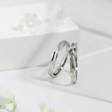 Load image into Gallery viewer, Silver Couple Rings Silver Rings for Couples
