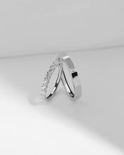 Load image into Gallery viewer, Silver Couple Ring Silver Ring for Couples
