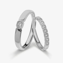 Load image into Gallery viewer, Silver Couple Ring Silver Ring for Couples
