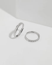 Load image into Gallery viewer, Silver Couple Ring Silver Ring for Couples
