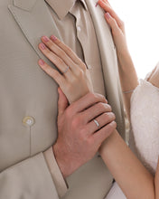 Load image into Gallery viewer, Silver Couple Ring Silver Ring for Couples
