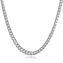 Load image into Gallery viewer, Silver Curb chain for Men and Boys
