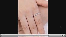Load and play video in Gallery viewer, Silver Ring for Girls and Women Silver Ring
