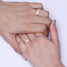 Load image into Gallery viewer, Silver Couple Rings Silver Ring For Couple on Anniversary
