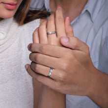 Load image into Gallery viewer, Silver Couple Rings Silver Ring For Couple on Anniversary
