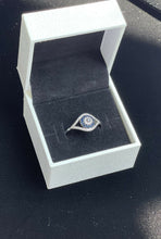 Load image into Gallery viewer, Silver Ring For Girls and Women Evil Eye Ring
