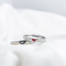 Load image into Gallery viewer, Silver Couple Ring Silver Rings for Couple on Anniversary
